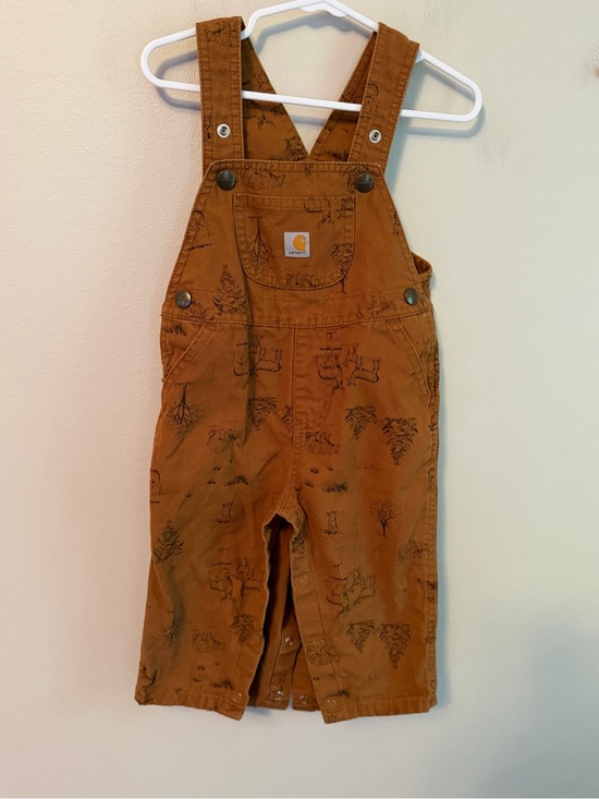Carhartt Other - Carhartt Brown Animal Print Overalls